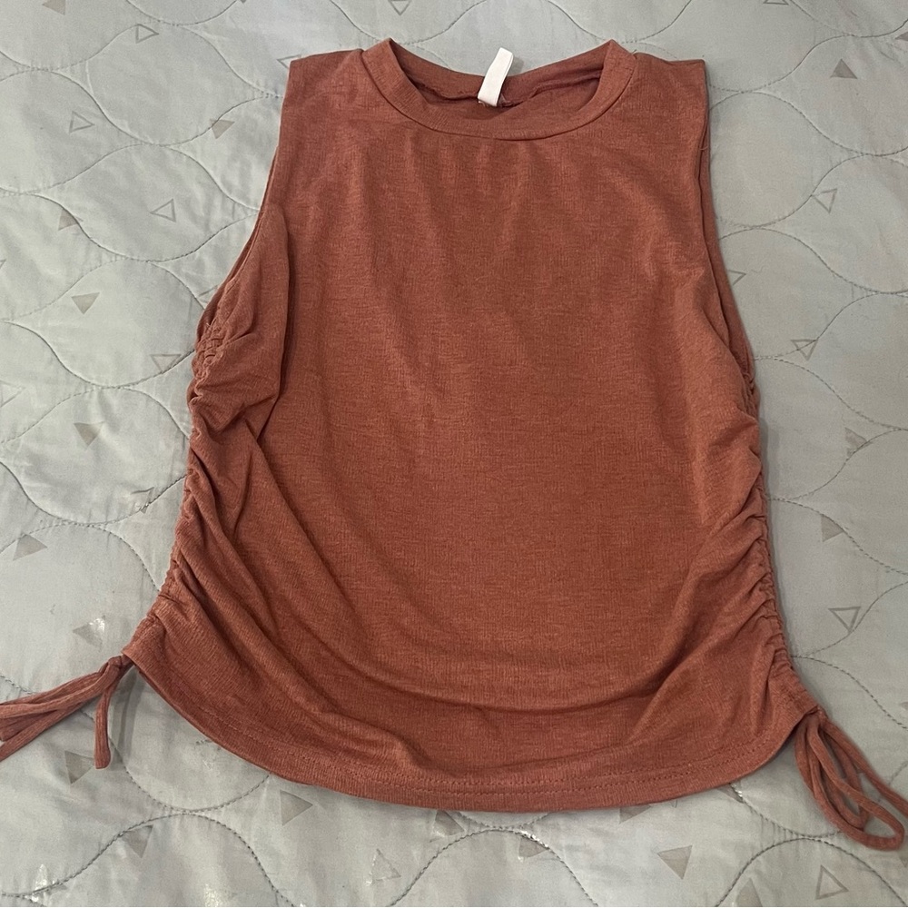 Boutique Ruched Tank!!